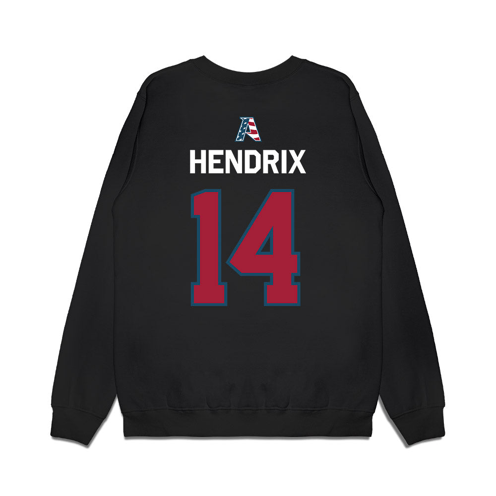 Arkansas - NCAA Football : Hank Hendrix - Patriotic Collection Premium Crewneck Sweatshirt-1