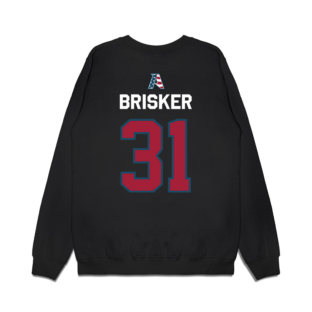 Arkansas - NCAA Football : Blake Brisker - Patriotic Collection Premium Crewneck Sweatshirt-1