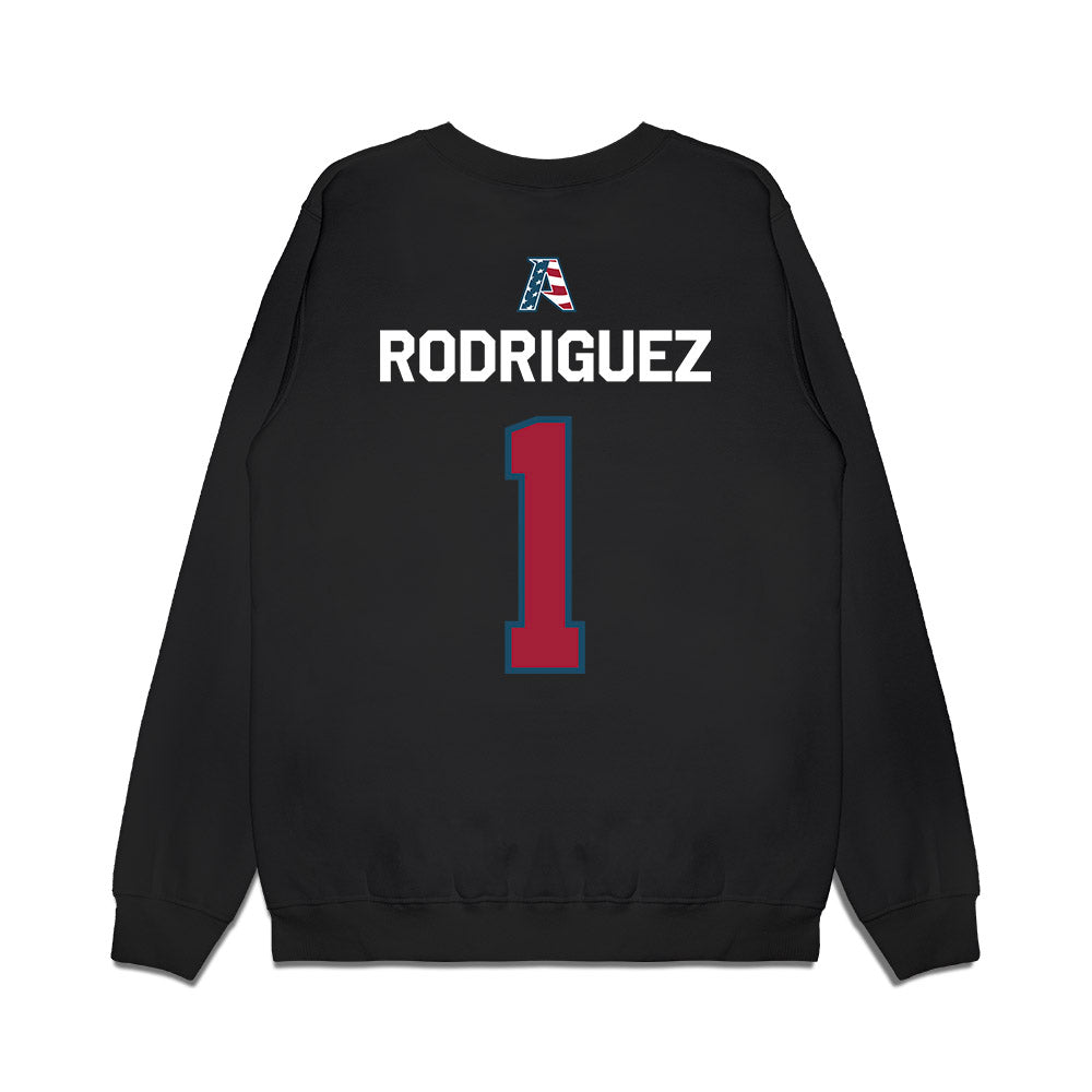 Arkansas - NCAA Women's Basketball : Maria Rodriguez - Patriotic Collection Premium Crewneck Sweatshirt-1