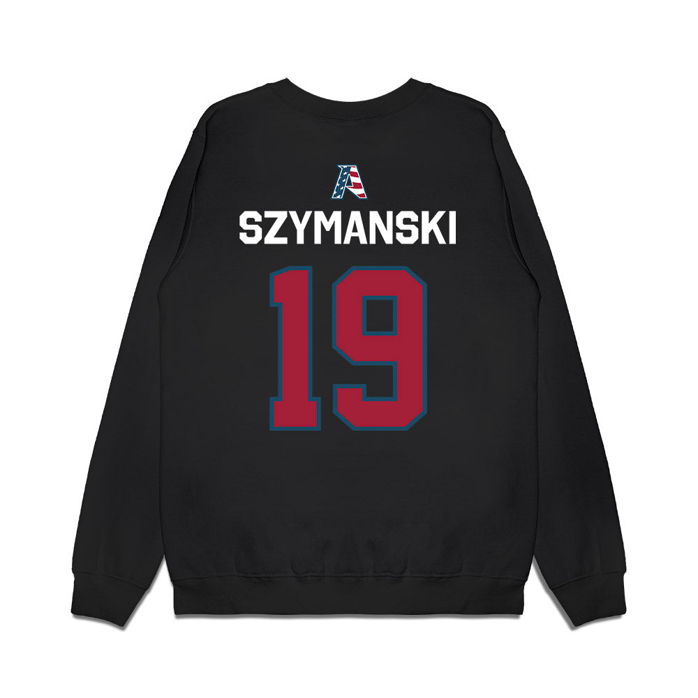 Arkansas - NCAA Women's Soccer : Paige Szymanski - Patriotic Collection Premium Crewneck Sweatshirt-1