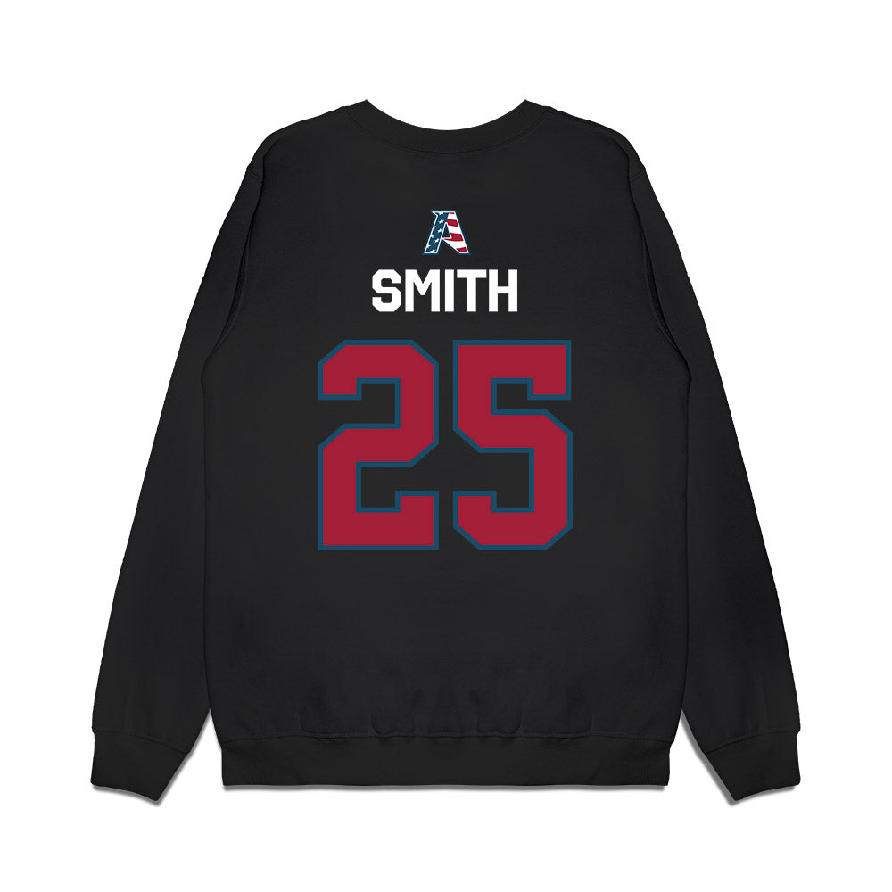 Arkansas - NCAA Football : Ja’Quavion Smith - Patriotic Collection Premium Crewneck Sweatshirt-1