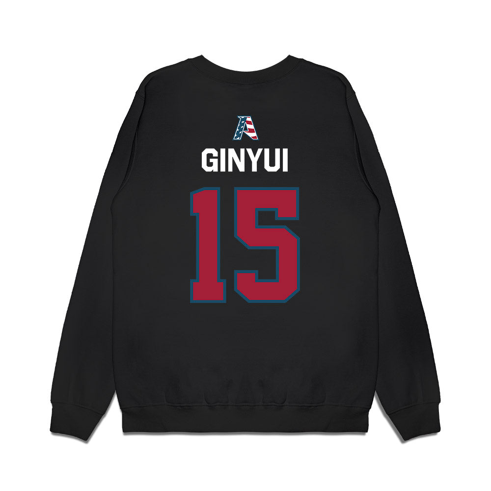 Arkansas - NCAA Football : Nsongbeh Ginyui - Patriotic Collection Premium Crewneck Sweatshirt-1