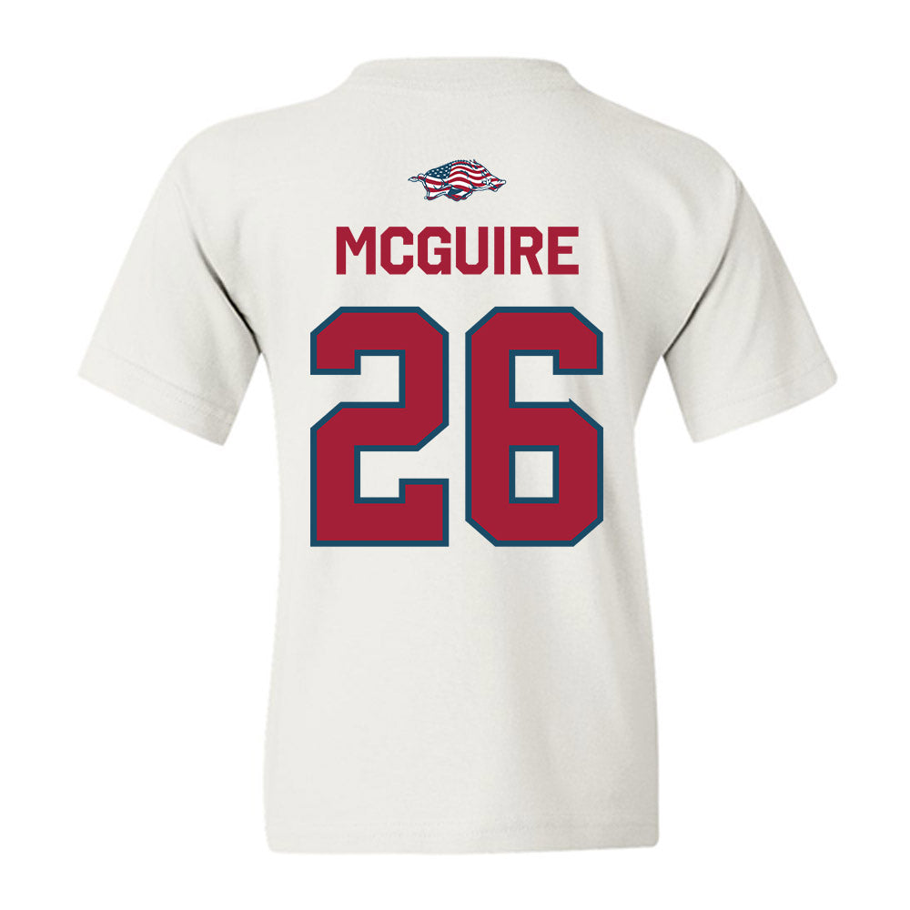 Arkansas - NCAA Baseball : Tate McGuire - Patriotic Collection Youth T-Shirt-1