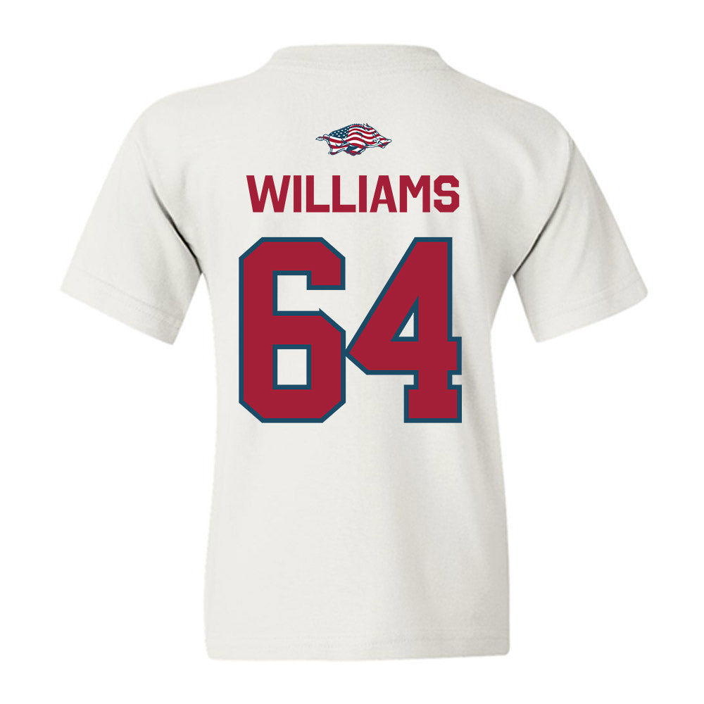 Arkansas - NCAA Football : Bryant Williams - Patriotic Collection Youth T-Shirt-1