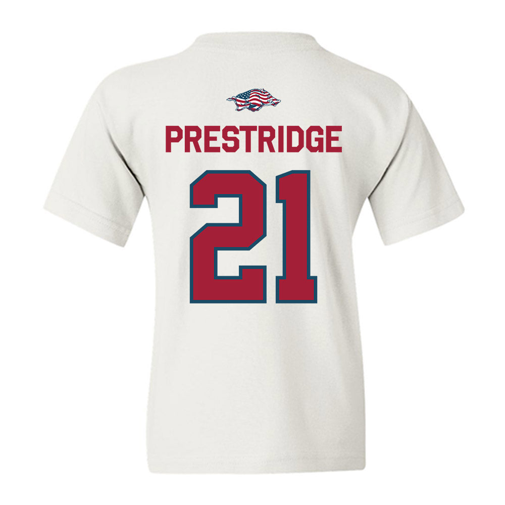 Arkansas - NCAA Women's Basketball : Kyiah Prestridge - Patriotic Collection Youth T-Shirt-1