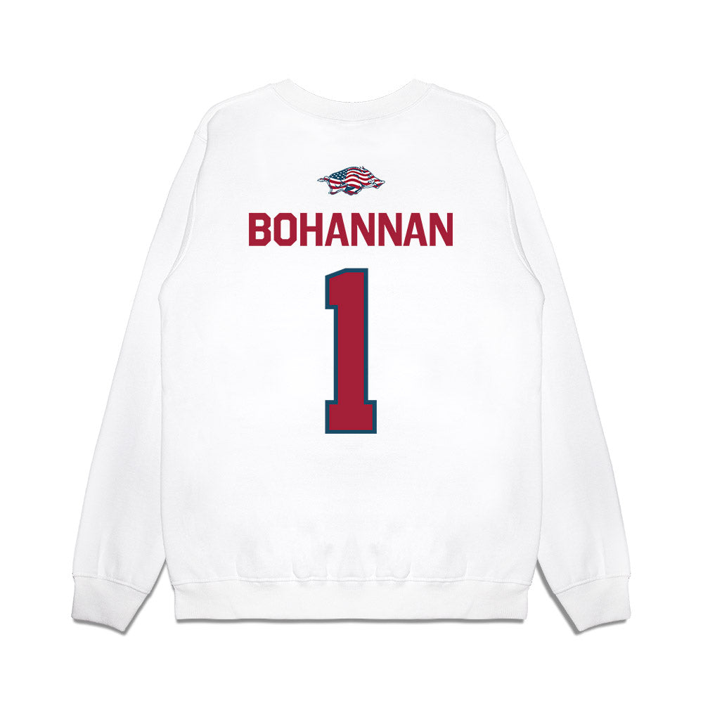Arkansas - NCAA Women's Volleyball : Laci Bohannan - Patriotic Collection Premium Crewneck Sweatshirt-1
