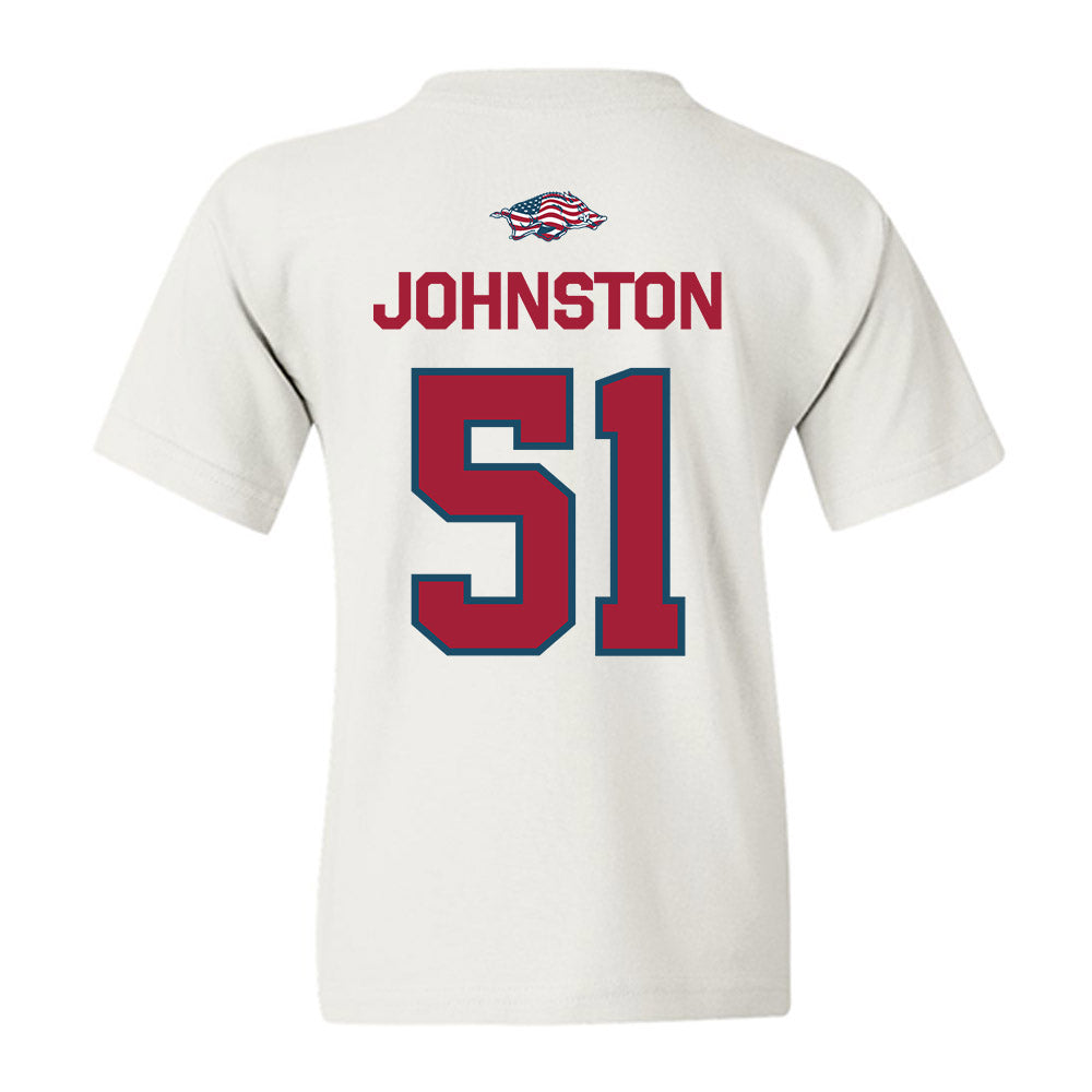 Arkansas - NCAA Football : Adam Johnston - Patriotic Collection Youth T-Shirt-1