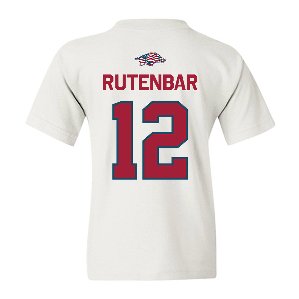 Arkansas - NCAA Baseball : Carter Rutenbar - Patriotic Collection Youth T-Shirt-1