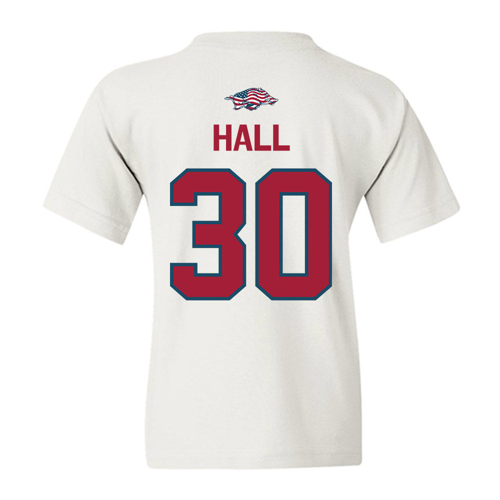 Arkansas - NCAA Softball : Khamari Hall - Patriotic Collection Youth T-Shirt-1