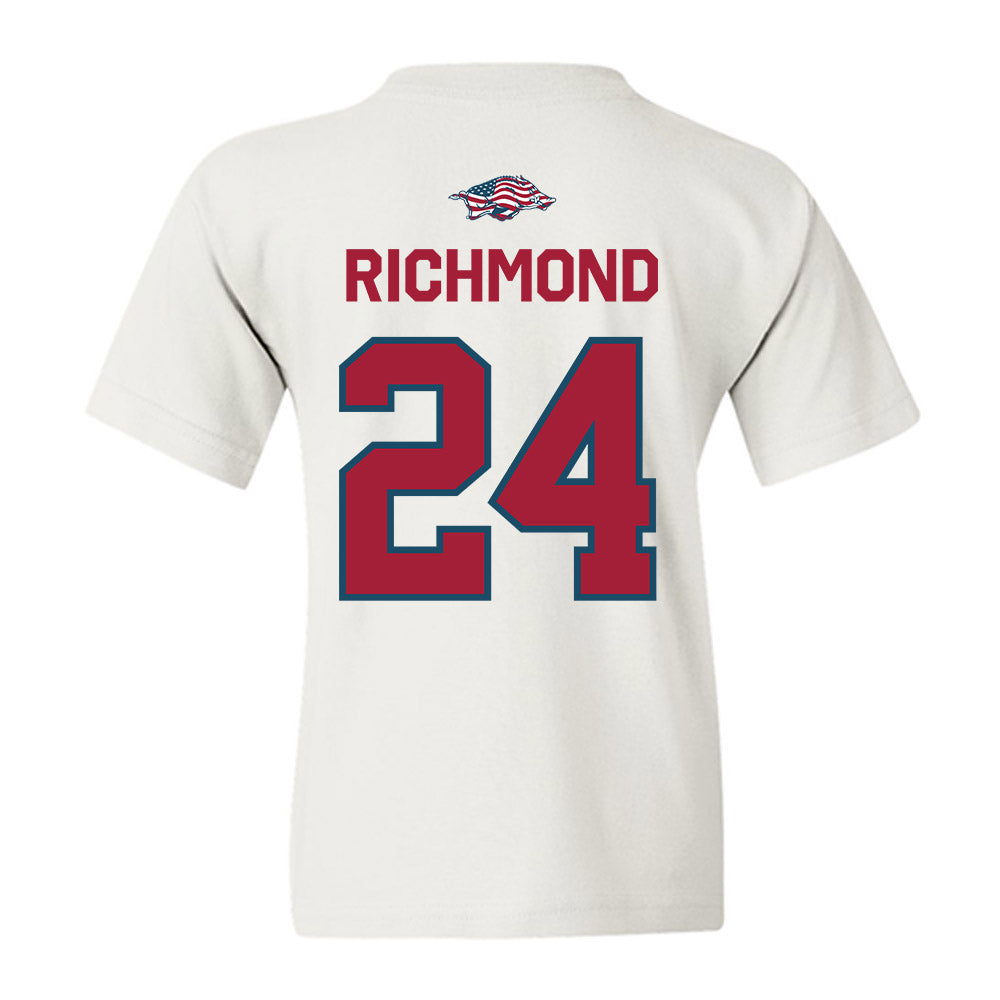 Arkansas - NCAA Men's Basketball : Billy Richmond - Patriotic Collection Youth T-Shirt-1