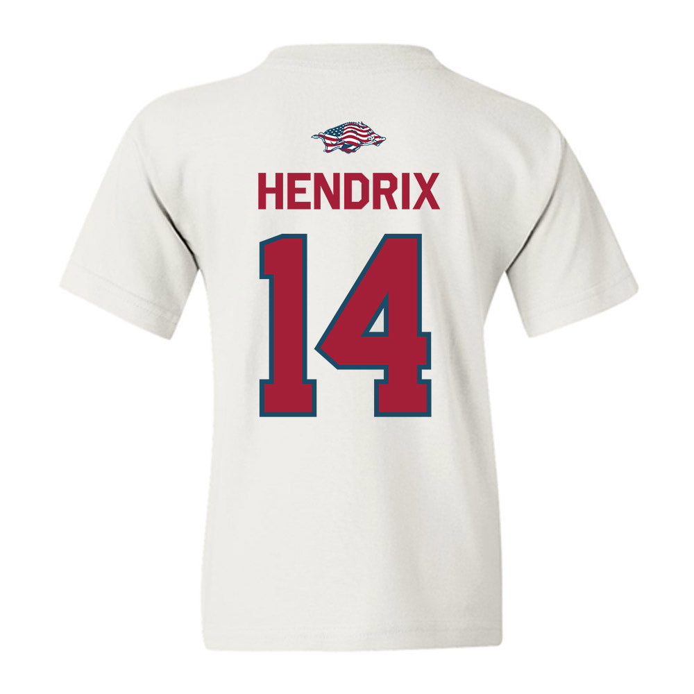 Arkansas - NCAA Football : Hank Hendrix - Patriotic Collection Youth T-Shirt-1
