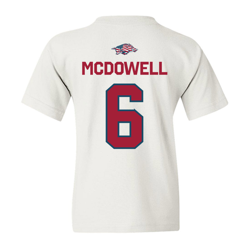Arkansas - NCAA Softball : Ella McDowell - Patriotic Collection Youth T-Shirt-1