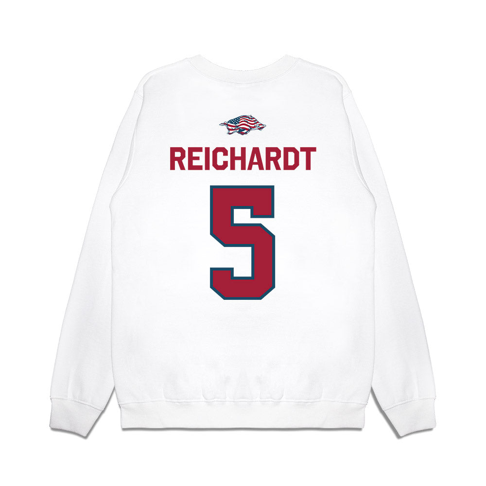 Arkansas - NCAA Softball : Ashtyn Reichardt - Patriotic Collection Premium Crewneck Sweatshirt-1
