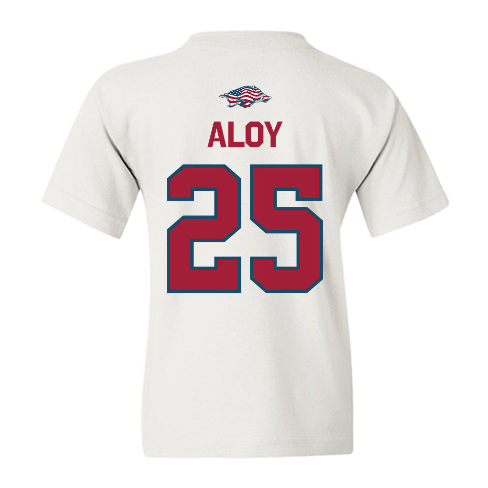 Arkansas - NCAA Baseball : Kuhio Aloy - Patriotic Collection Youth T-Shirt-1