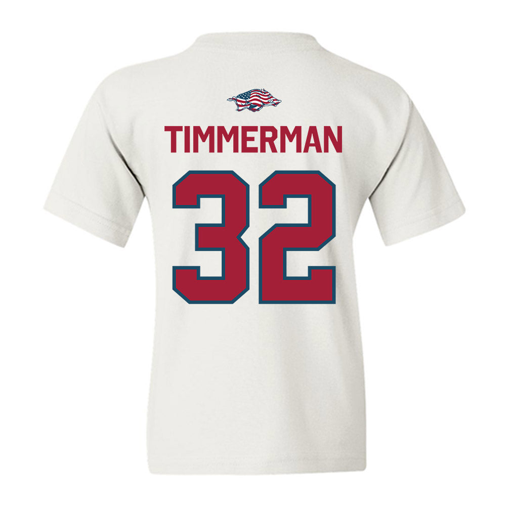 Arkansas - NCAA Softball : Saylor Timmerman - Patriotic Collection Youth T-Shirt-1