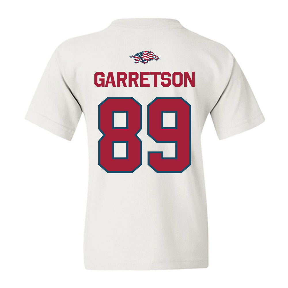 Arkansas - NCAA Football : Gavin Garretson - Patriotic Collection Youth T-Shirt-1