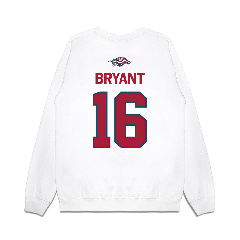Arkansas - NCAA Women's Soccer : Jordan Bryant - Patriotic Collection Premium Crewneck Sweatshirt-1