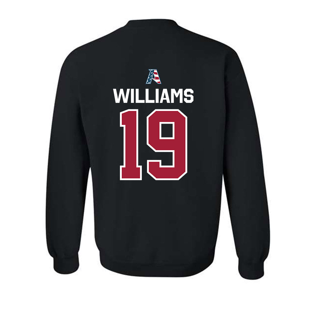 Arkansas - NCAA Football : Kyndrick Williams - Patriotic Collectction Crewneck Sweatshirt-1