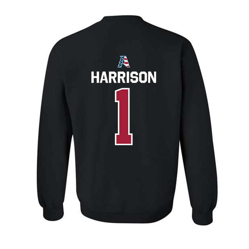 Arkansas - NCAA Football : Christian Harrison - Patriotic Collectction Crewneck Sweatshirt-1