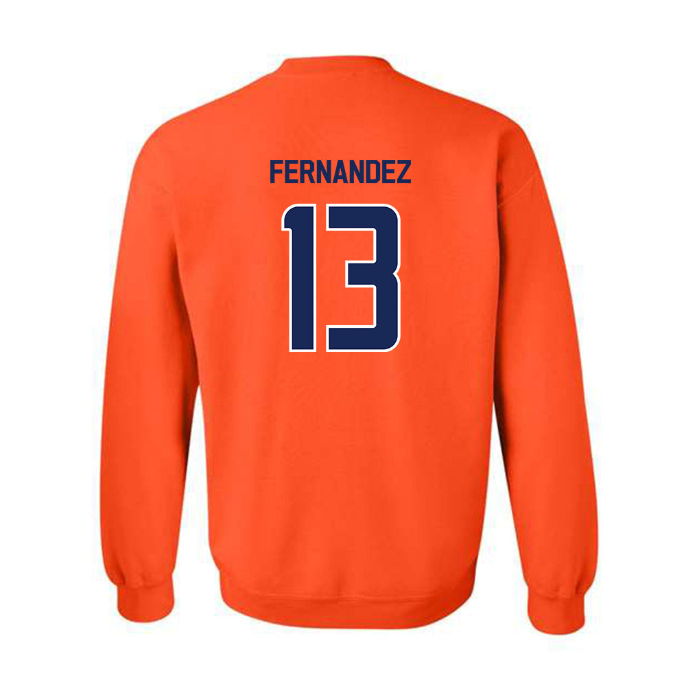 FPU - NCAA Men's Soccer : LJ Fernandez - Classic Shersey Crewneck Sweatshirt-1