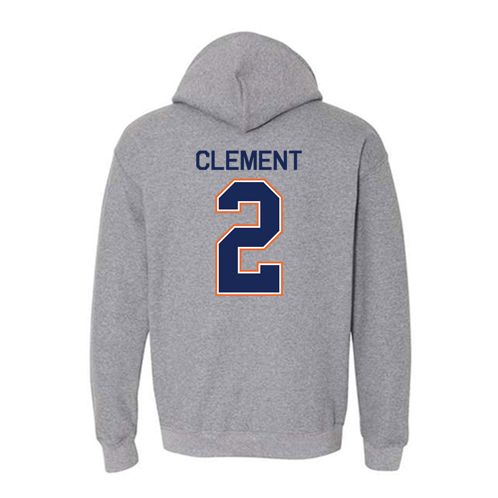 FPU - NCAA Baseball : Chris Clement - Classic Shersey Hooded Sweatshirt-1