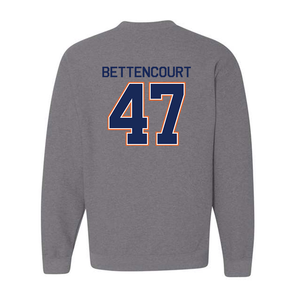 FPU - NCAA Baseball : Matt Bettencourt - Classic Shersey Crewneck Sweatshirt-1