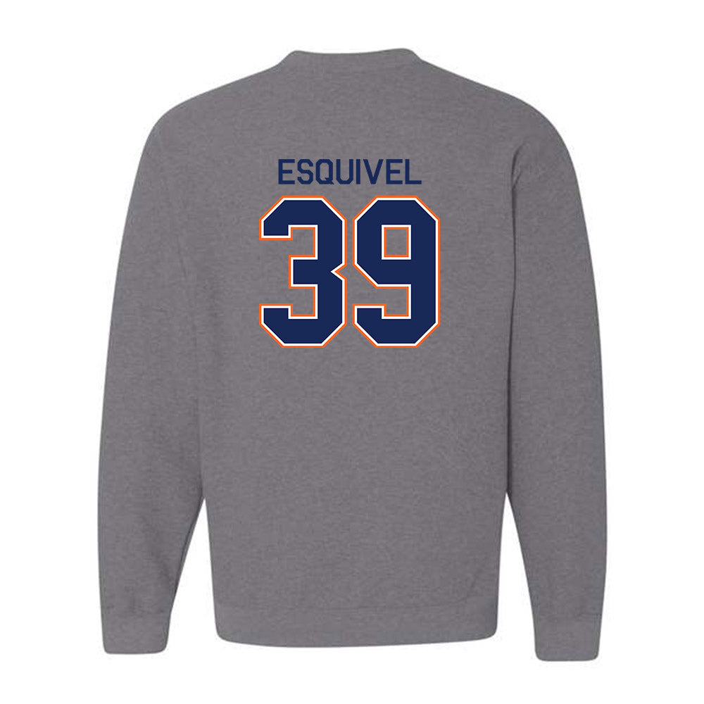FPU - NCAA Baseball : Isaac Esquivel - Classic Shersey Crewneck Sweatshirt-1