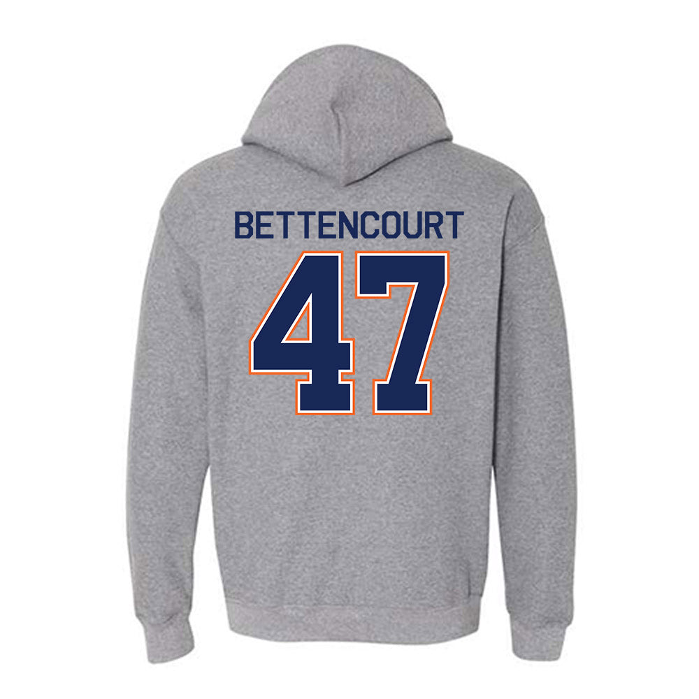 FPU - NCAA Baseball : Matt Bettencourt - Classic Shersey Hooded Sweatshirt-1