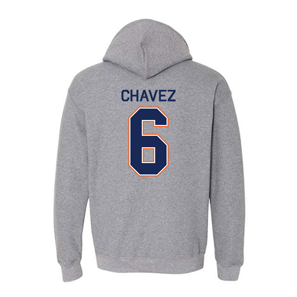 FPU - NCAA Men's Soccer : Vicente Chavez - Classic Shersey Hooded Sweatshirt-1