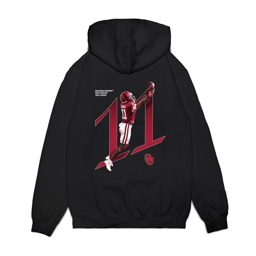 Oklahoma - NCAA Football : Trell Harris - Breakthrough Series Premium Hooded Sweatshirt-1