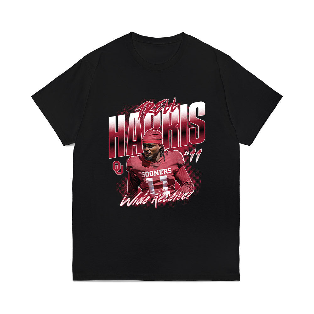 Oklahoma - NCAA Football : Trell Harris - Collage Comfort Colors T-Shirt-0