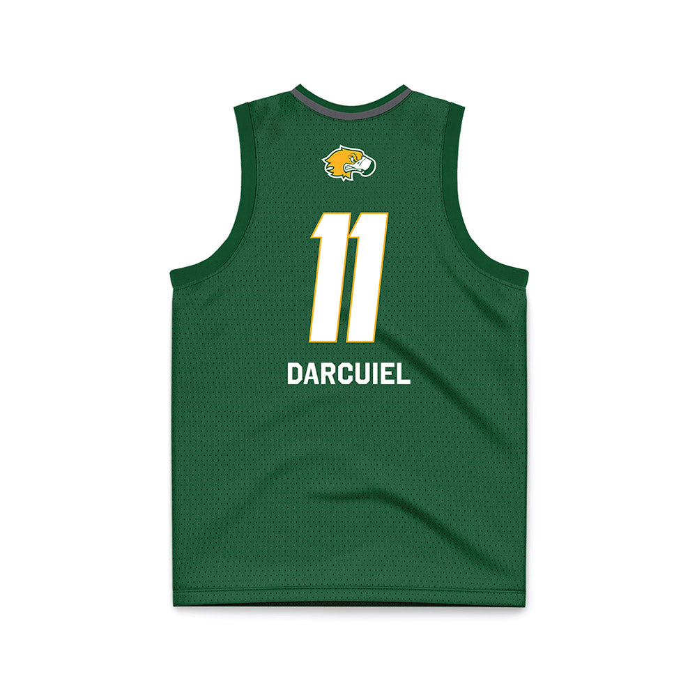 CUI - NCAA Women's Basketball : Asia Darcuiel - Green Basketball Jersey-1