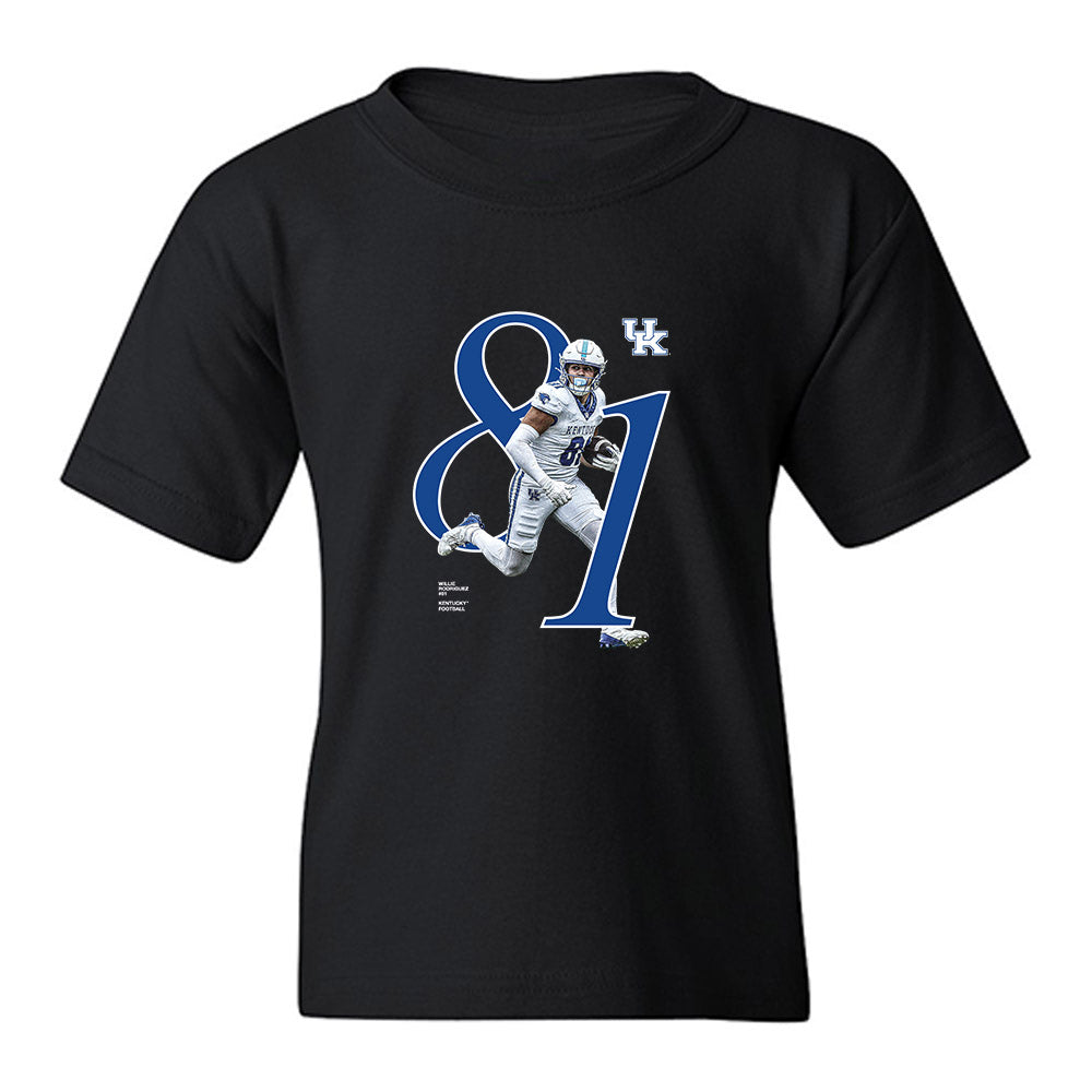 Kentucky - University of Kentucky - NCAA Football : Willie Rodriguez - Breakthrough Youth T-Shirt-0