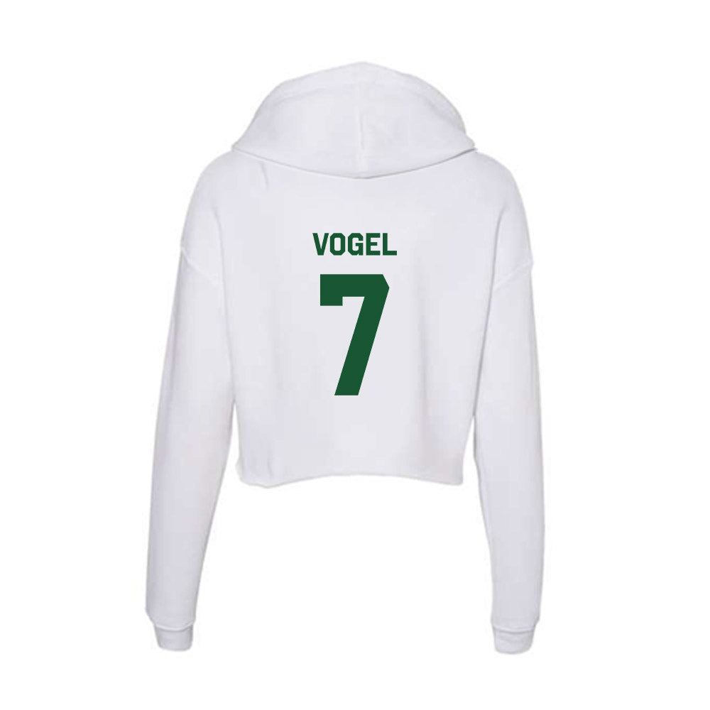 CUI - NCAA Men's Volleyball : Kai Vogel - Classic Shersey Women's Crop Fleece Hooded Sweatshirt-1