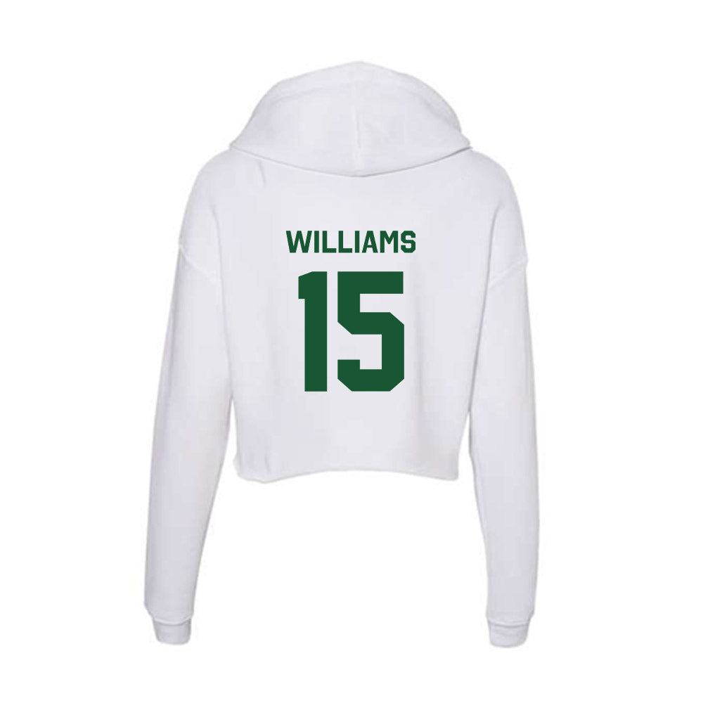 CUI - NCAA Women's Basketball : Cadence Williams - Classic Shersey Women's Crop Fleece Hooded Sweatshirt-1