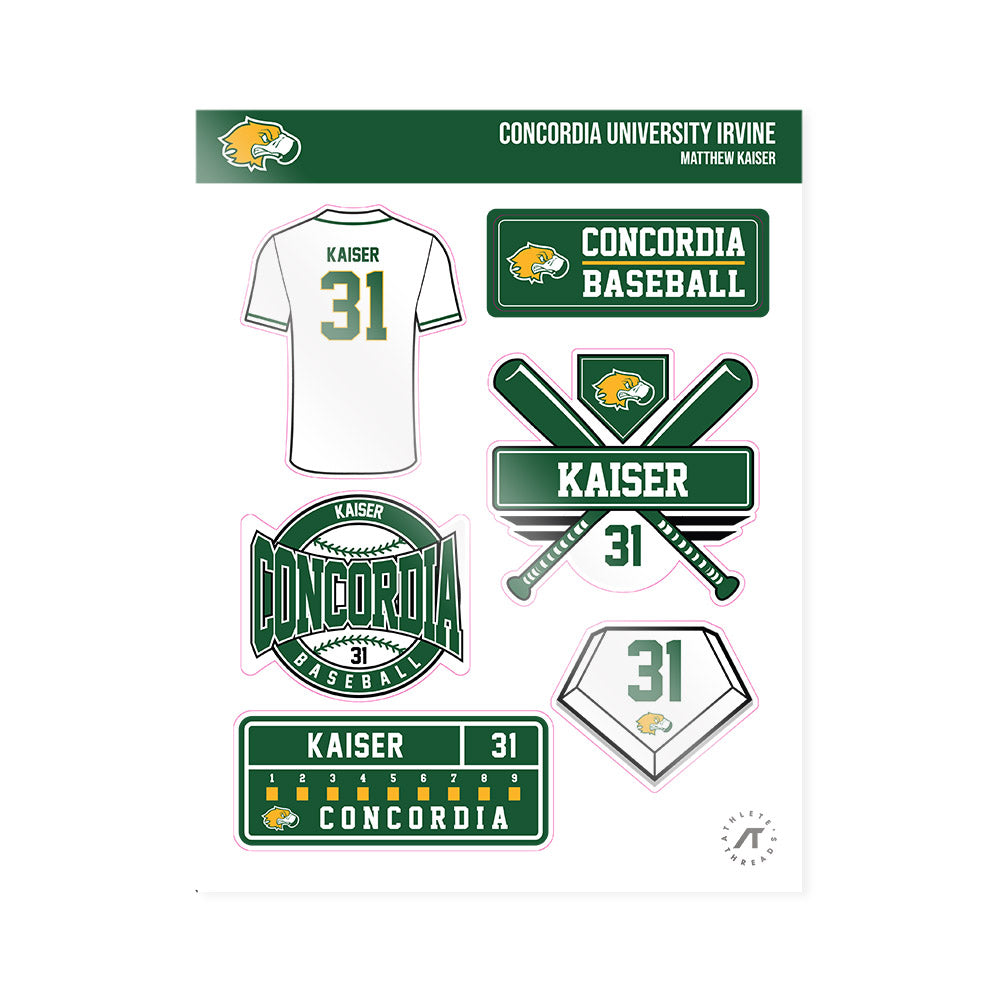 CUI - NCAA Baseball : Matthew Kaiser - Sticker Sheet-0