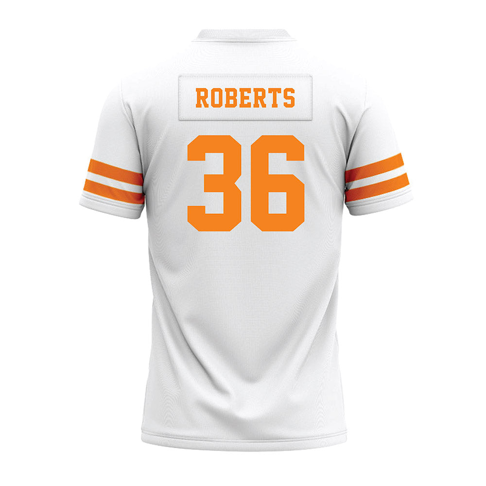 Tennessee - NCAA Football : Nathan Roberts - White Premium Football Jersey-1