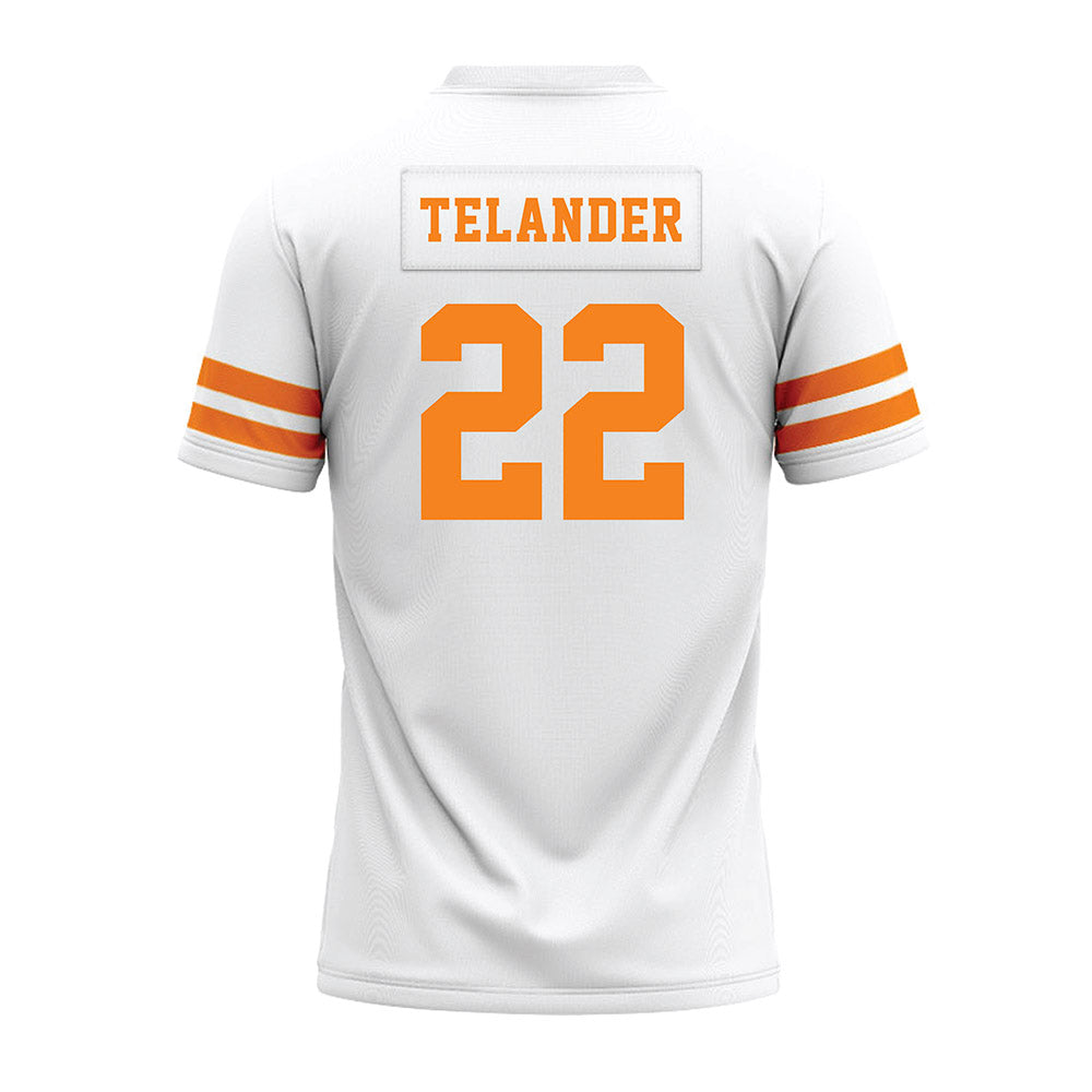 Tennessee - NCAA Football : Jeremiah Telander - White Premium Football Jersey-1