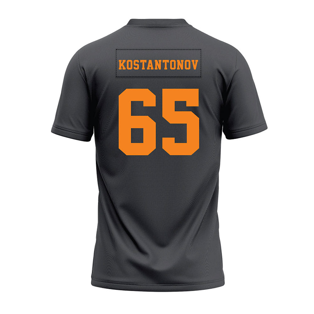 Tennessee - NCAA Football : Michael Kostantonov - Black Premium Football Jersey-1