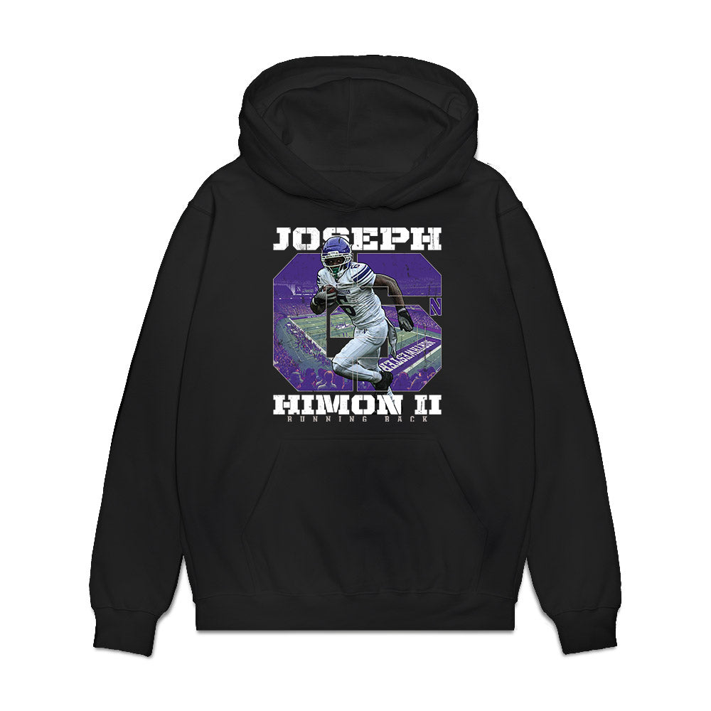 Northwestern - NCAA Football : Joseph Himon II - Collage Premium Hooded Sweatshirt-0