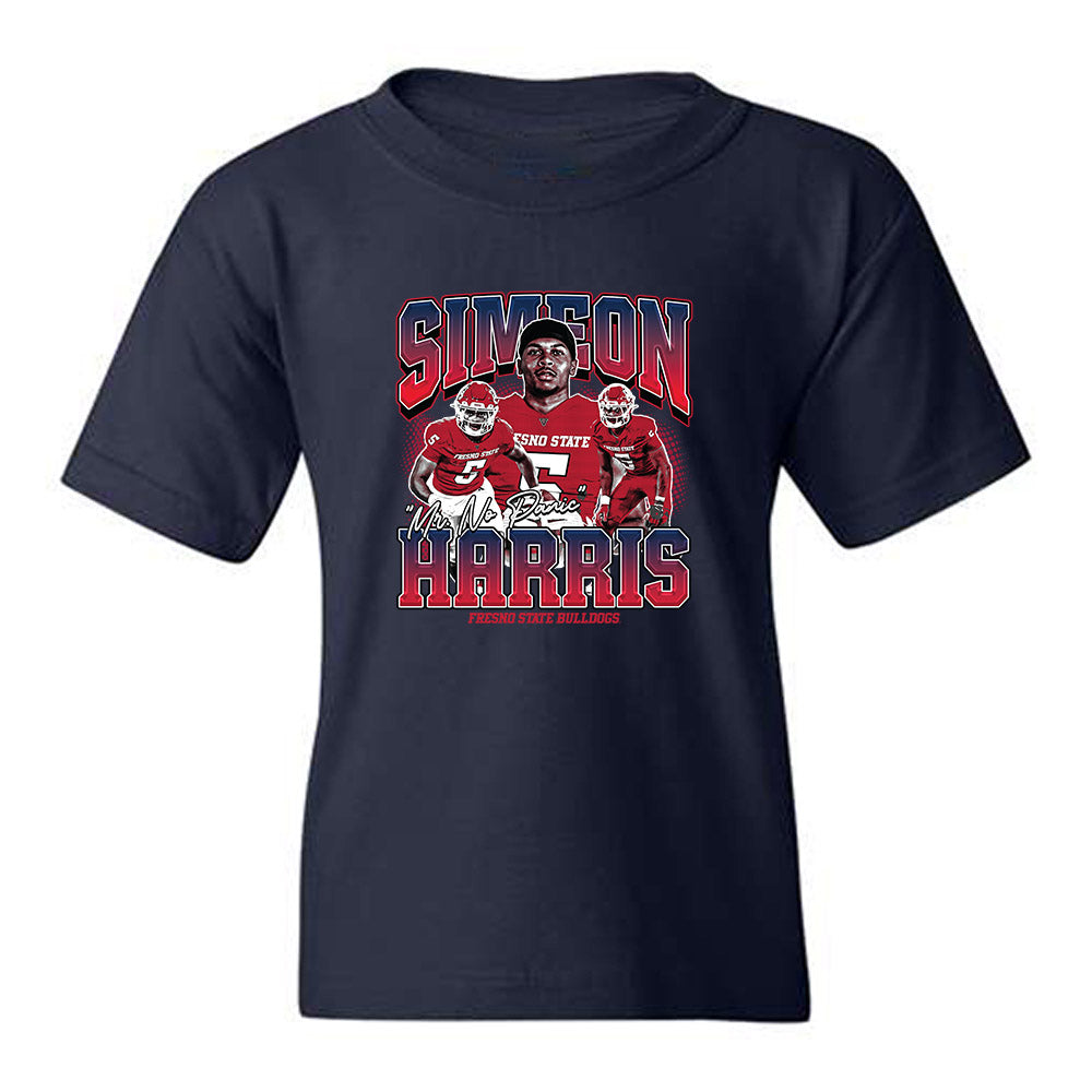 Fresno State - NCAA Football : Simeon Harris - Mr No Panic Youth T-Shirt-0