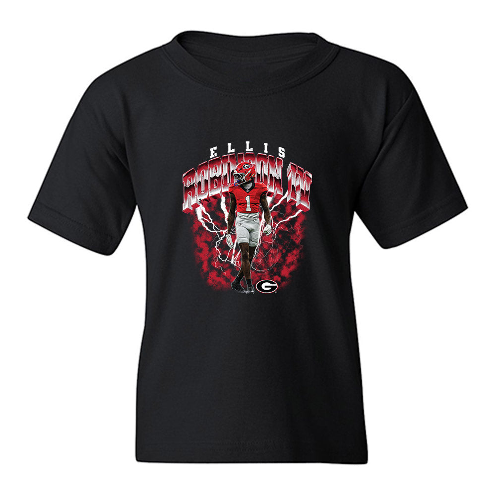 Georgia - NCAA Football : Ellis Robinson IV - Collage Youth T-Shirt-0
