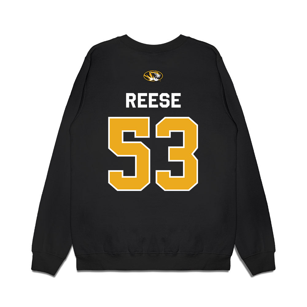 Missouri - NCAA Football : Tommy Reese - Memorial Stadium 100 Year Anniversary Premium Crewneck Sweatshirt-1