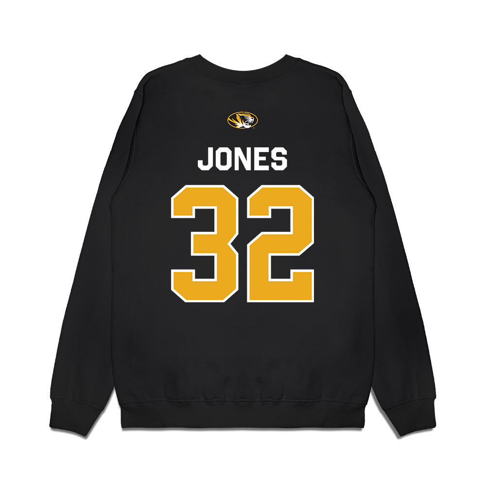 Missouri - NCAA Football : Brody Jones - Memorial Stadium 100 Year Anniversary Premium Crewneck Sweatshirt-1