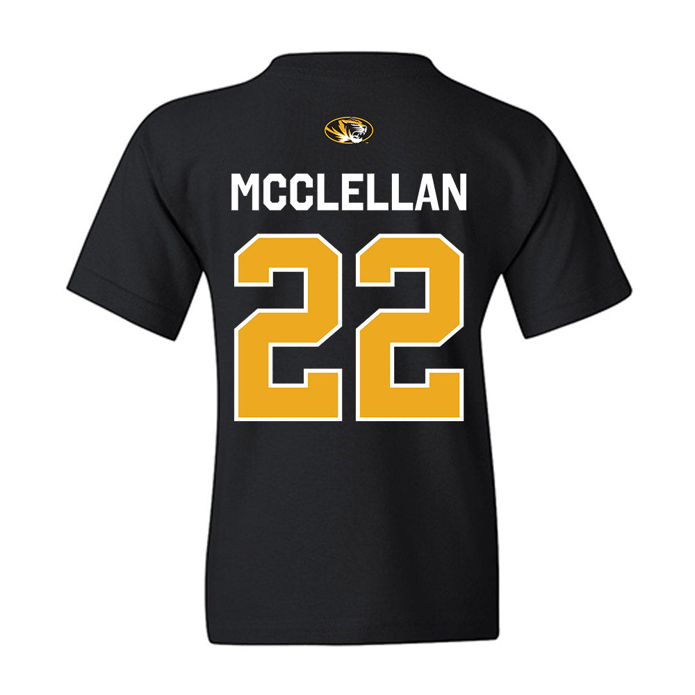 Missouri - NCAA Football : Dante McClellan - Memorial Stadium 100 Year Anniversary Youth T-Shirt-1