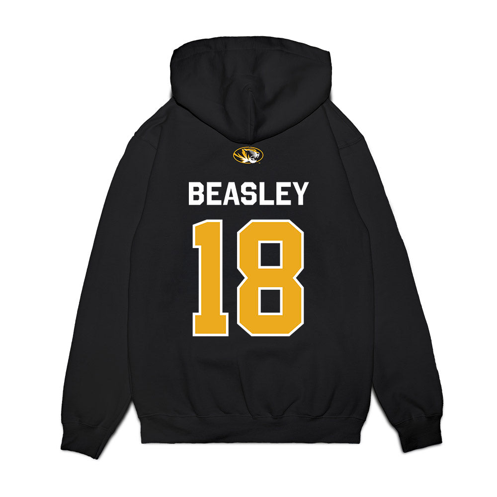 Missouri - NCAA Football : Jeremiah Beasley - Memorial Stadium 100 Year Anniversary Premium Hooded Sweatshirt-1