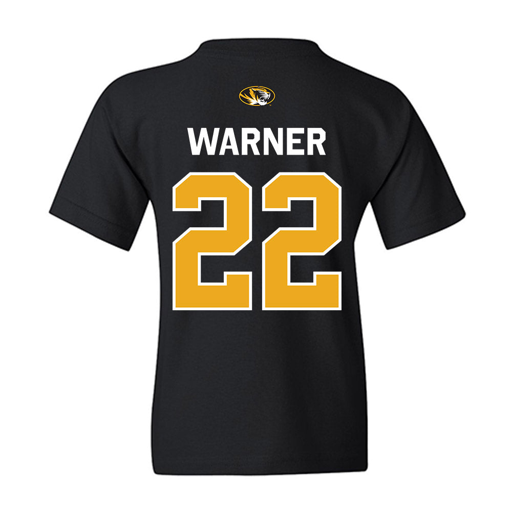 Missouri - NCAA Football : Maxwell Warner - Memorial Stadium 100 Year Anniversary Youth T-Shirt-1