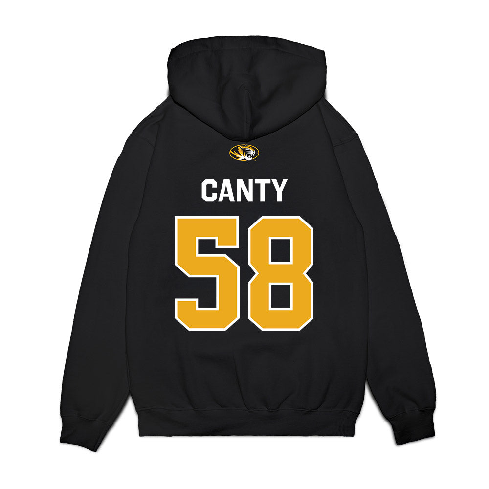 Missouri - NCAA Football : Khalief Canty - Memorial Stadium 100 Year Anniversary Premium Hooded Sweatshirt-1