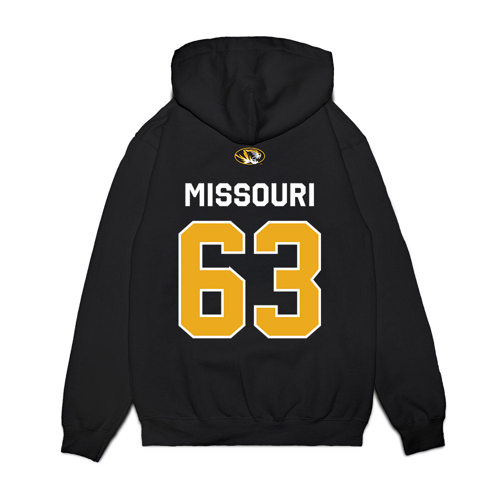 Missouri - NCAA Football : Chace Missouri - Memorial Stadium 100 Year Anniversary Premium Hooded Sweatshirt-1