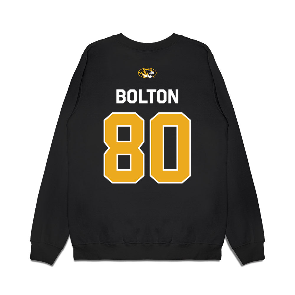 Missouri - NCAA Football : Jayden Bolton - Memorial Stadium 100 Year Anniversary Premium Crewneck Sweatshirt-1